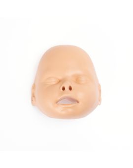 Replacement face skin for Baby Tyler infant CPR manikins with light skin