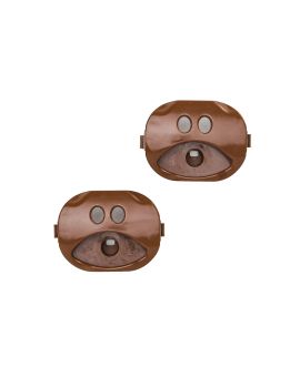 2 mouthpieces for Baby Tyler infant CPR manikins with dark skin