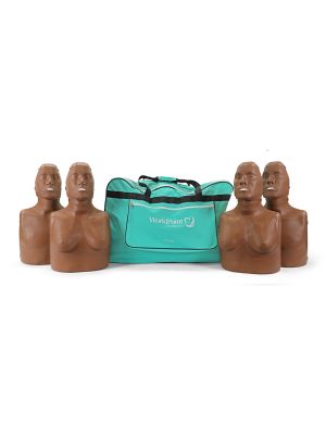 WorldPoint Products® CPR Tommi® - Dark Skin - 4 Pack