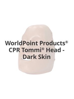WorldPoint Products® CPR Tommi® Head - Dark Skin