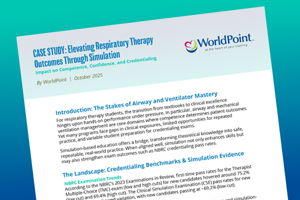 Case Study: Boosting Clinical Confidence in Respiratory Therapy Graduates
