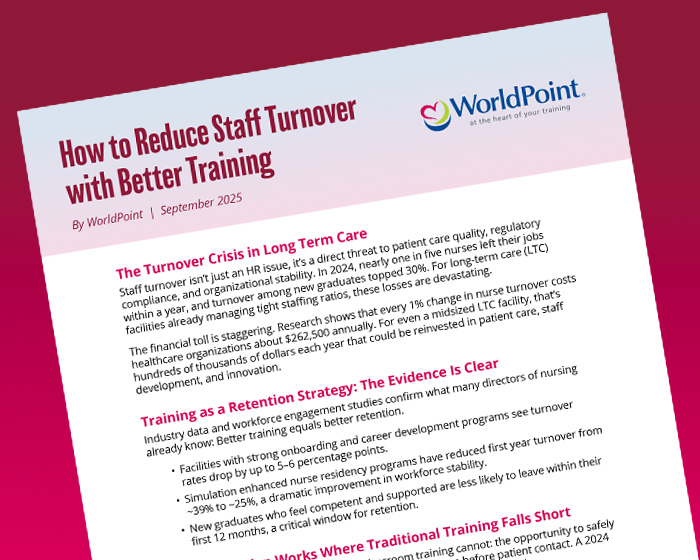 White Paper: How to Reduce Staff Turnover with Better Training