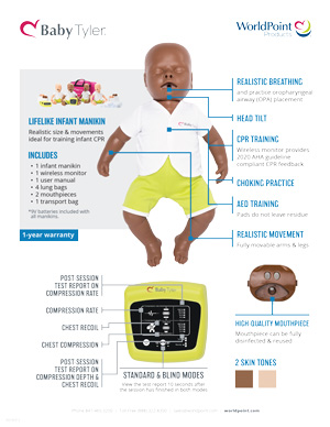 Baby Tyler Anatomy Sheet